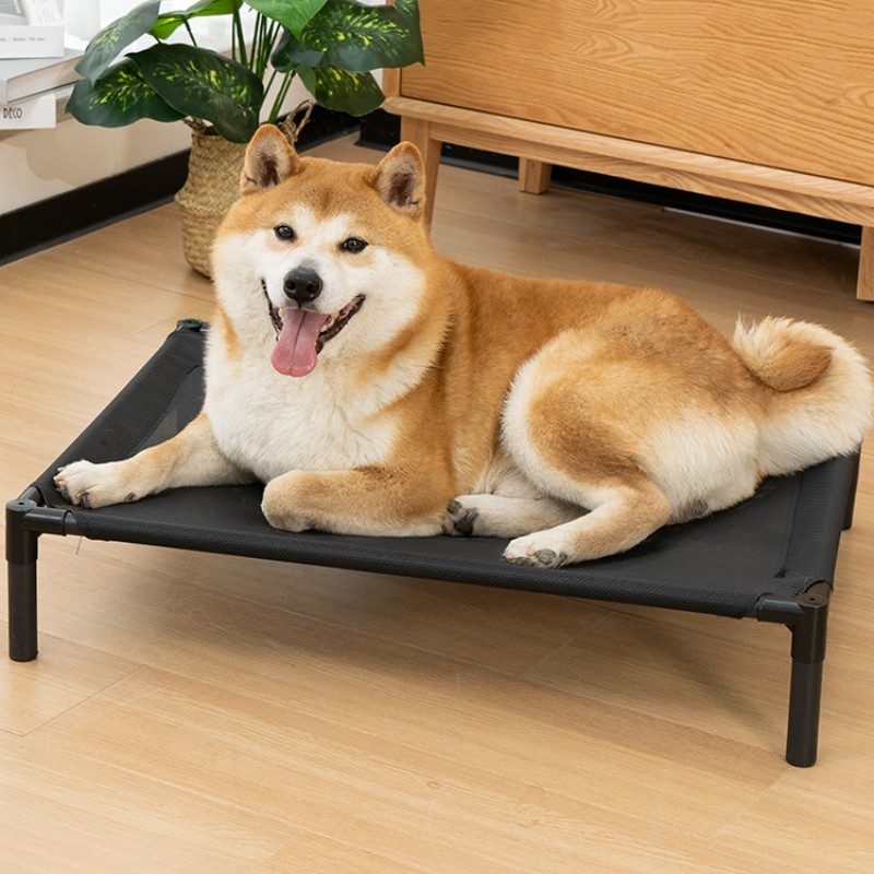 Detachable Kennel Anti-moisturizing Iron Frame Puppy Bed Washable Breathable Dog Beds for Medium Dogs Sleep House