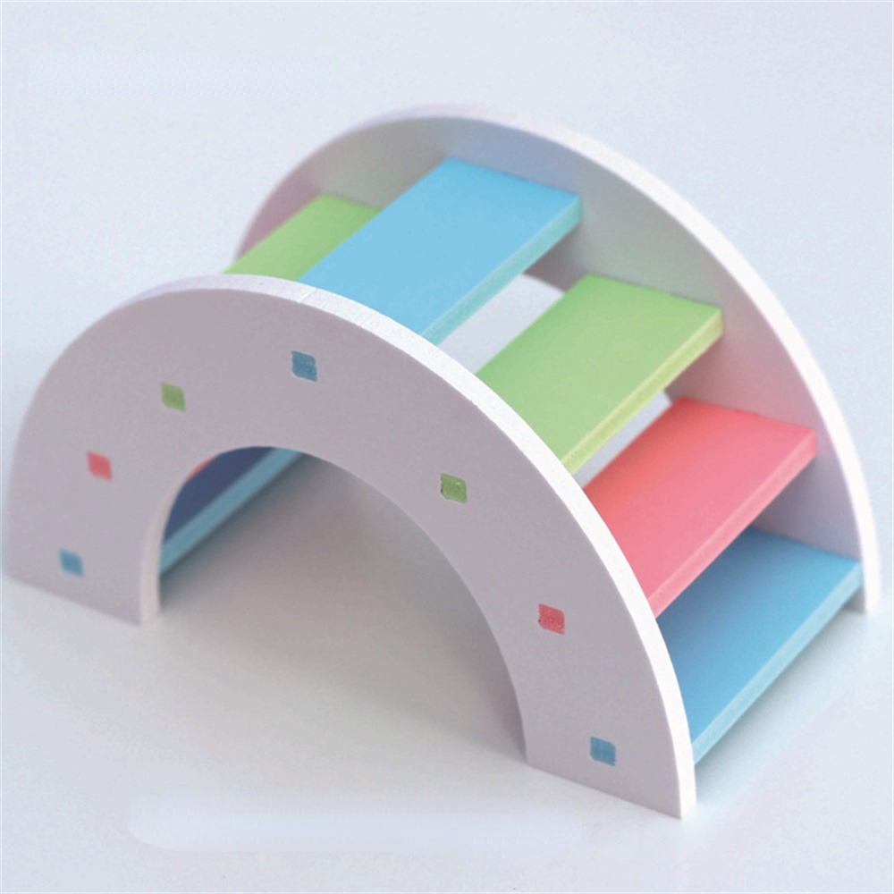 Pet Hamster Toys Wooden Seesaw Toys Small Animal Activity Climb Toy DIY Hamster Cage Accessories hamsters hamster supplies