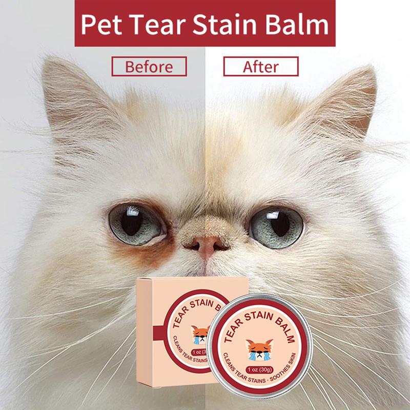 Pet Tear Stain Remover Cat Dog Eye Cleaner Cream pet Eye Stain Cleaner Ointment Natural Tear Stain Remover Pet cleaning tool