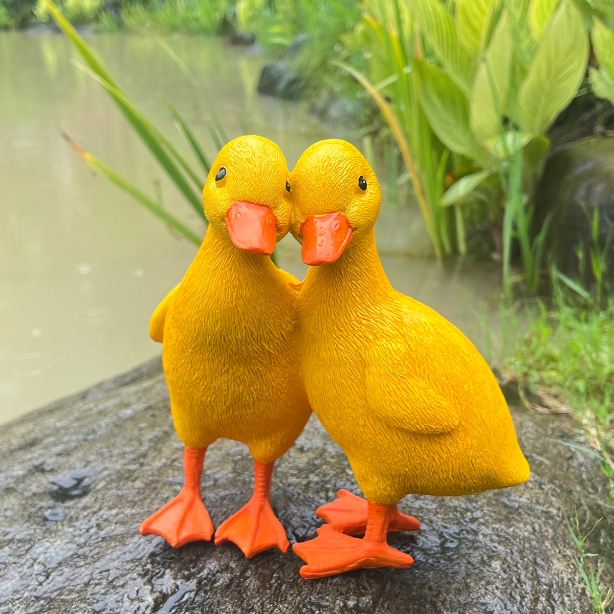 Garden Decoration Outdoor Garden Statues Front Porch Garden Statues Outdoor Ideas Animal Pair Ducks