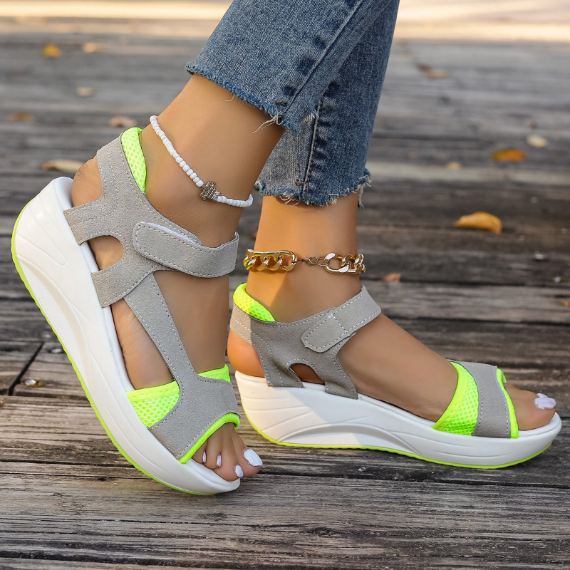 Platform Wedge Fashion for Women Summer Thick Bottom Walking Sandals Woman Chunky Non Slip Beach Shoes New Plus Size 36-43 ae0c