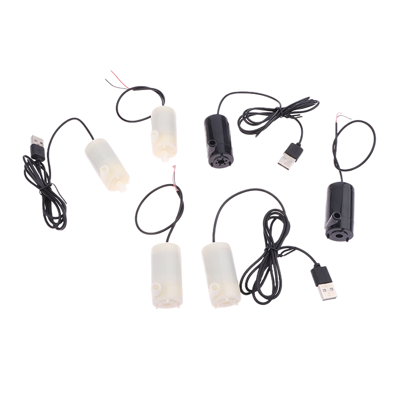 Super Quiet DC 5V USB Brushless Motor Pump Portable Submersible Water Pump Hydroponic Fish Tank Circulating Water Craft Fountain