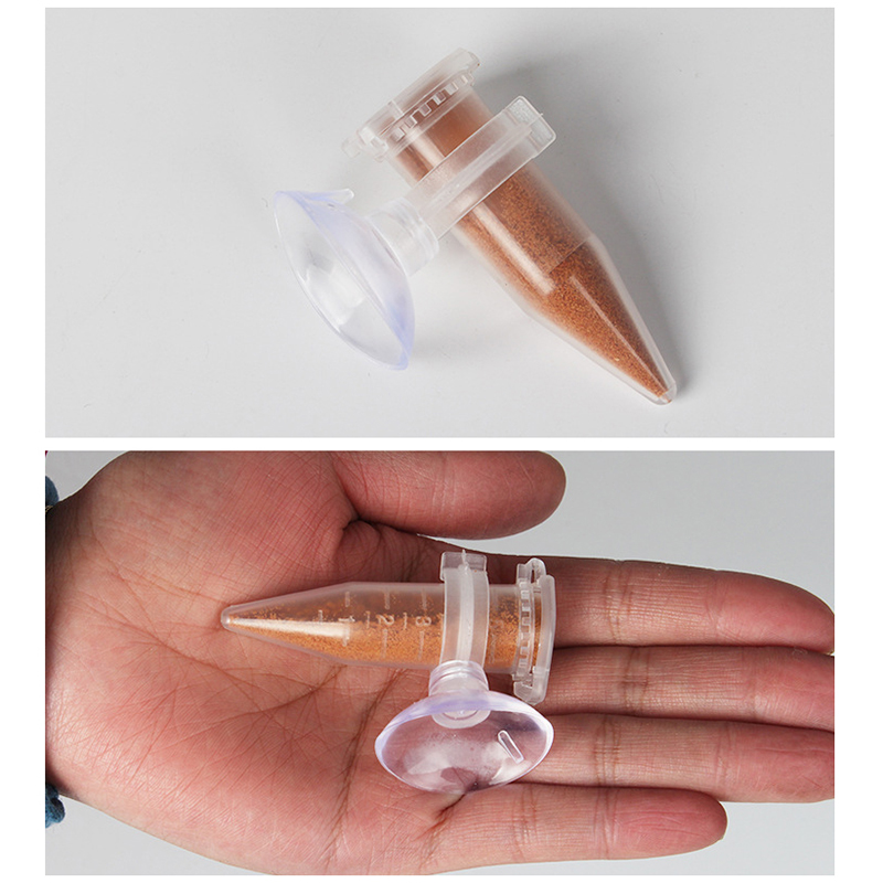 Automatic Fish Feeder Cone Shrimp Egg Worm Funnel Cup Feeding Tool Ring Ornamental Tank Aquarium Accessories With Suction