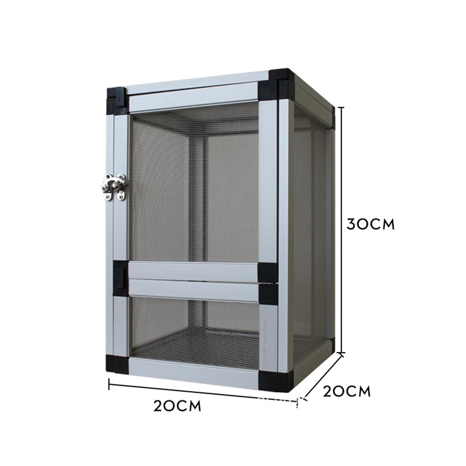 Reptiles Habitat Ventilation Feeding Breeding Boxes Air Screen Cages Reptile Cage for Gecko Hamsters Pet Scorpion Hermit