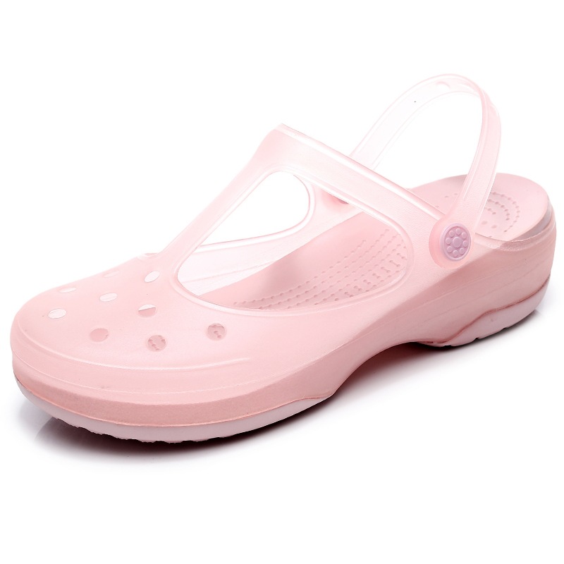 Women Mules Clogs Beach Breathable Slippers Woman's Sandals Jelly Cute Garden Shoes Clog For Girls 2024
