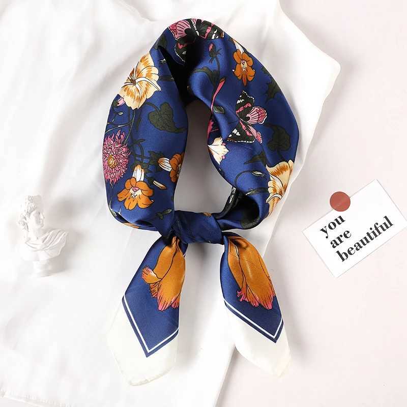 Luxury silk scarf suitable for tattoos squares shawls and peeling packaging small hair collars headscarves Kerchief womens scarves 70x70cm X250319