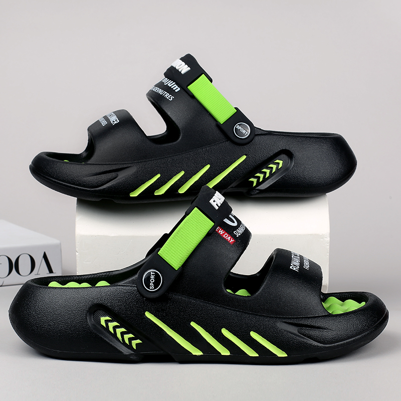 Men's Massage Slippers Outdoor Sandals Beach Comfortable Soft Slides Indoor Casual Shoes Men Outdoor Sandals Big Size 46 47 48