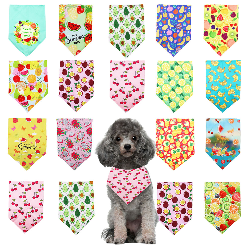 10PCS Pet Dog Triangular Scarf Pet Scarf Cat Bib A Variety of Dog Bandana Pet Grooming Accessories Pet Supplies For Dogs and Cat