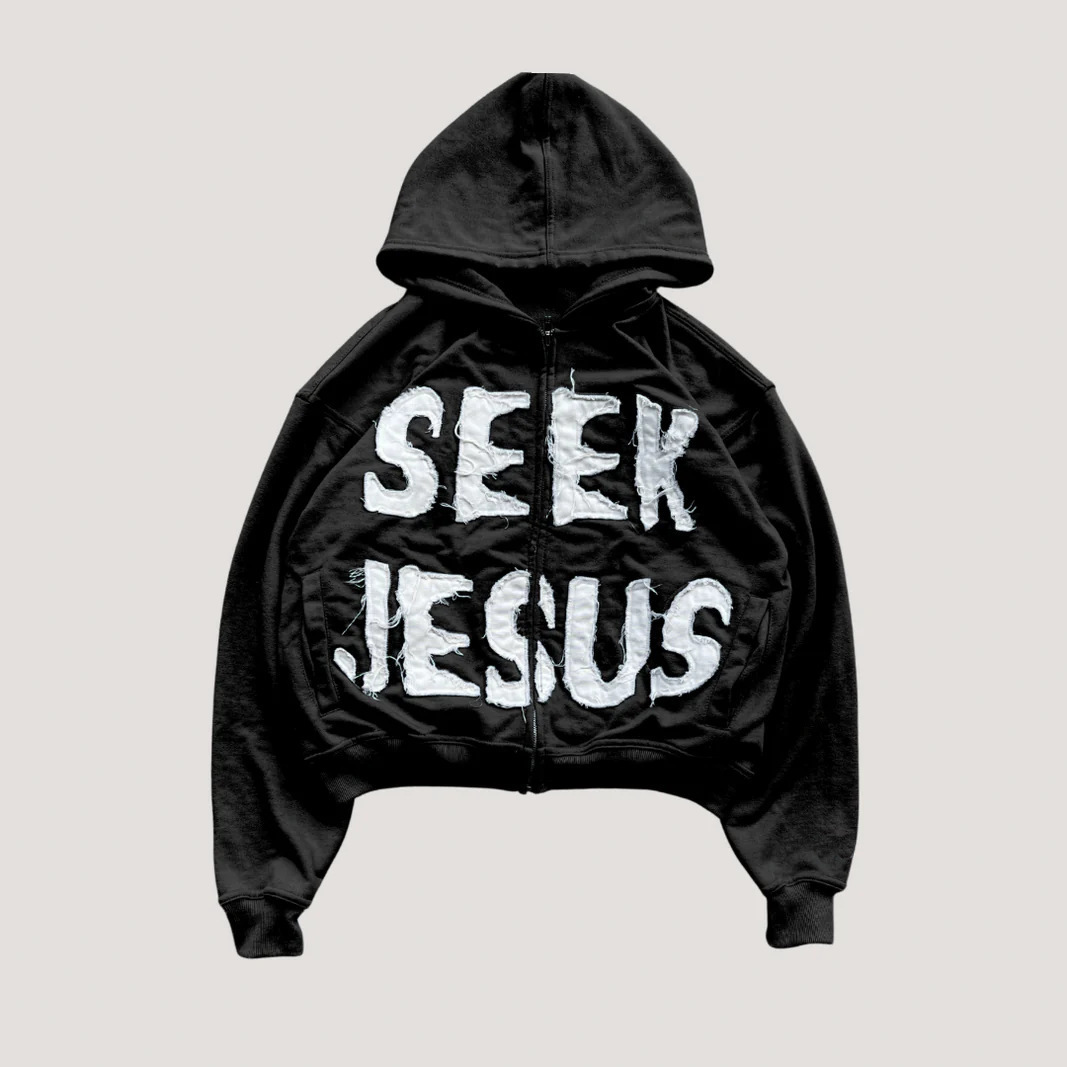 Men's and Women's Hoodies Street Style Plaid Pattern Long Sleeve Zipper Hoodie Unisex Sweatshirt Y2K Oversize