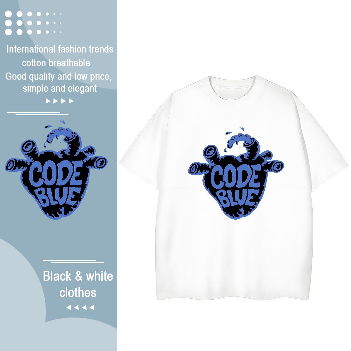 Cool Design T-Shirts 230g Pure Cotton letter Street wear Hip Hop Custom Cartoon O Neck Short Sleeves Men Clothes T-Shirt Free Shipping Tops Shirt