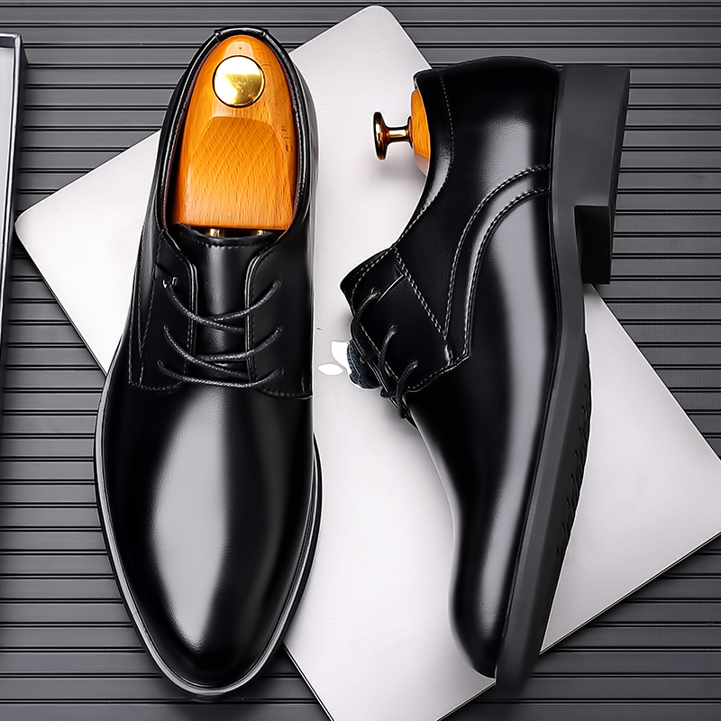 Men's Dress Shoes Elevator Shoes Formal Wedding Business Flat / 6CM Height Increase Lift Shoes Invisible Taller Male Suit Shoes