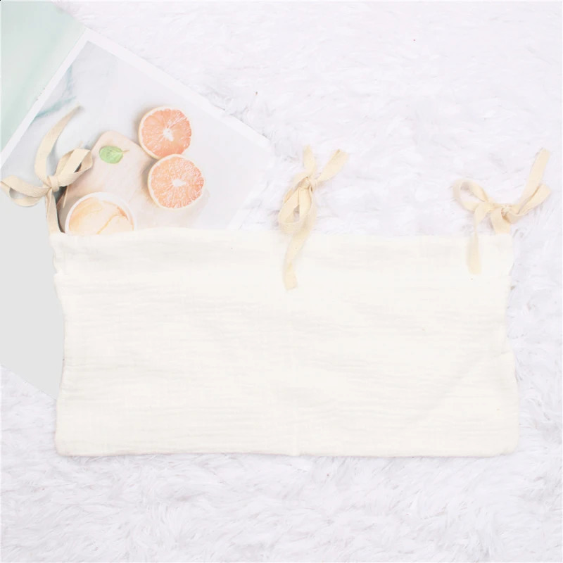 Bedside Storage Bag Baby Crib Organizer Hanging For Dormitory Bed Bunk Hospital Rails Book Toy Diaper Pockets Holder 240903