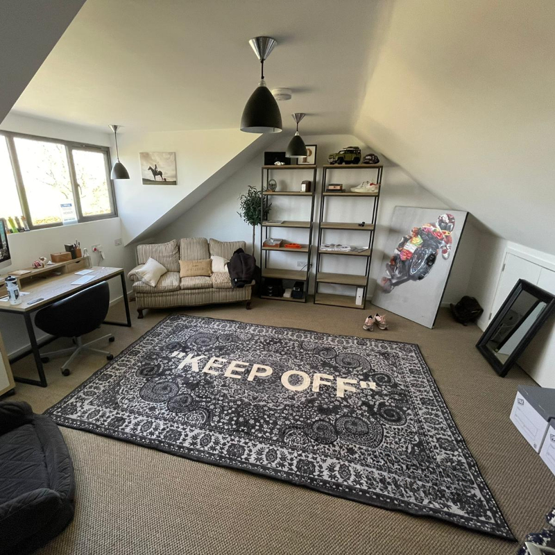 KEEP OFF Rug Cashew Flower Classic Paisley Cashmere Large Carpet Hypebeast Decor Parlor Bedroom Playroom Artistic Premium Floor Mat