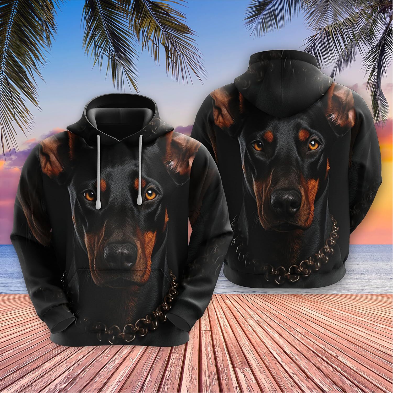 Hoodie for Mens Womens Dog Lovers Hoodies for Men Pullover Sweatshirts, 3D Dog Face Fleece Hooded Sweatshirt Series Graphic Hoodies sweatshirt
