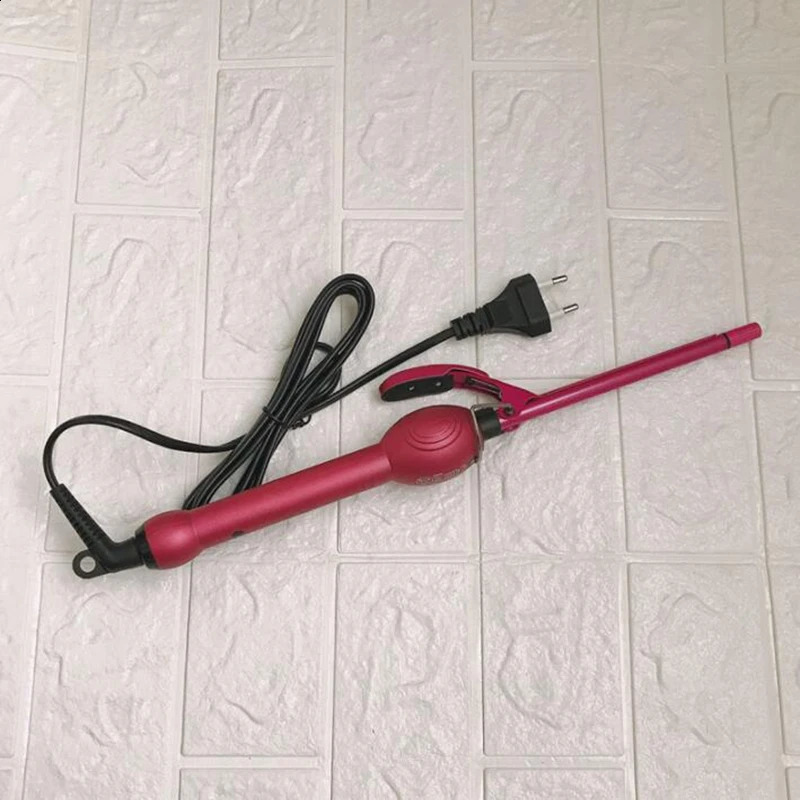 Professional 9mm Curled Iron Hair Wave Pearl Flower Ceramic Curling Rod Beauty Salon 240903