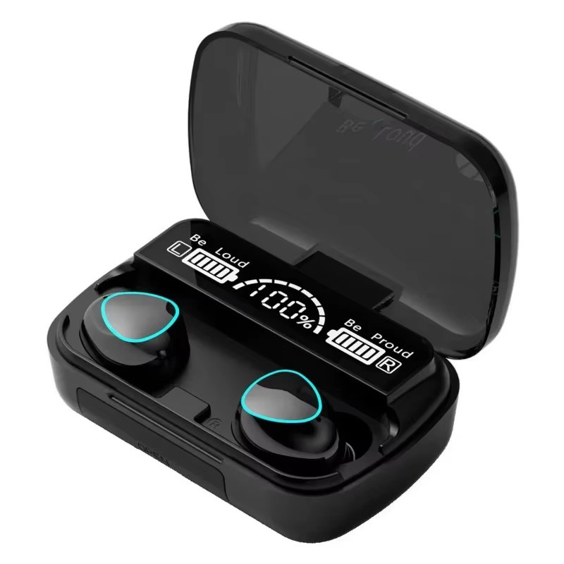 M10 TWS Bluetooth Headphone With Charging Box Wireless Earphones With Microphone 9D Stereo Sports Waterproof Earbuds For iPhone 16 15 14 13 Pro Max Pl