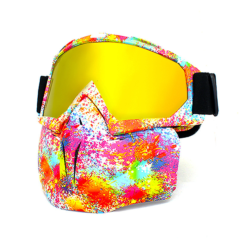 Off road motorcycle outdoor riding glasses sports windproof sand bike men's and women's face mask goggles