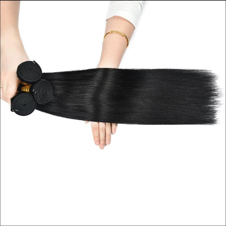 Brazilian Human Remy Virgin Hair Straight Hair Weaves Honey Blonde 2# 4# 6# 8# 10# 30# 33# Color 100g/bundle Double Wefts 3Bundles/lot