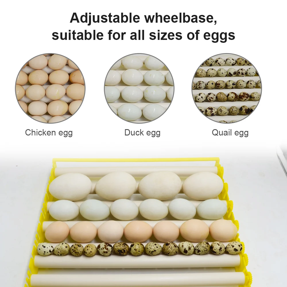 Automatic 360 Degree Rotary Egg Turner Roller Tray Duck Quail Bird Poultry Eggs Hatching Incubator Farm Incubation Tool
