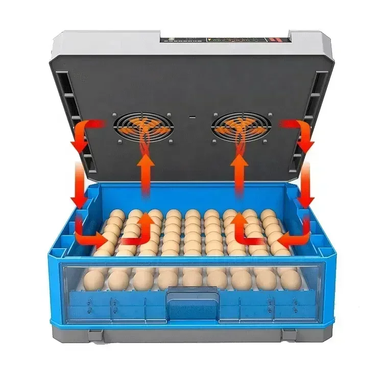 300 Capacity Egg Incubator Fully Automatic Dual Power Hatching Machine Chick Roller Automatic Temperature Humidity Control