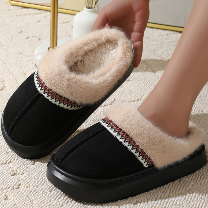 Fuzzy Women's Memory Foam Fluffy Winter House Shoes Indoor and Outdoor Lovers Warm New Slippers with Good Wrapping 5579