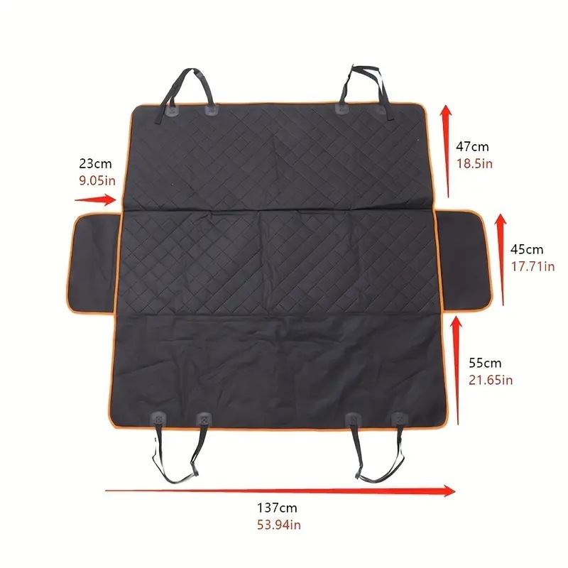 Car Back Seat Dog Seat Cushion Waterproof Anti-bite Anti-fouling And Durable Pet Car Protection Mat Truck SUV Seat Protector