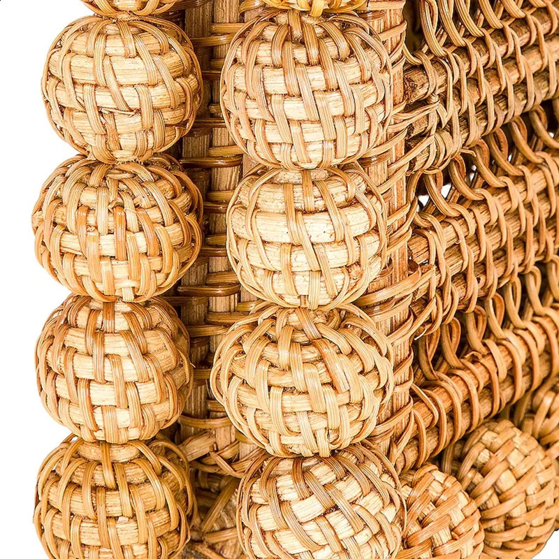 3 Women natural cane bag Rattan clutch Bag For Wedding Party Purse summer beach Wicker Handbag er 240903 4