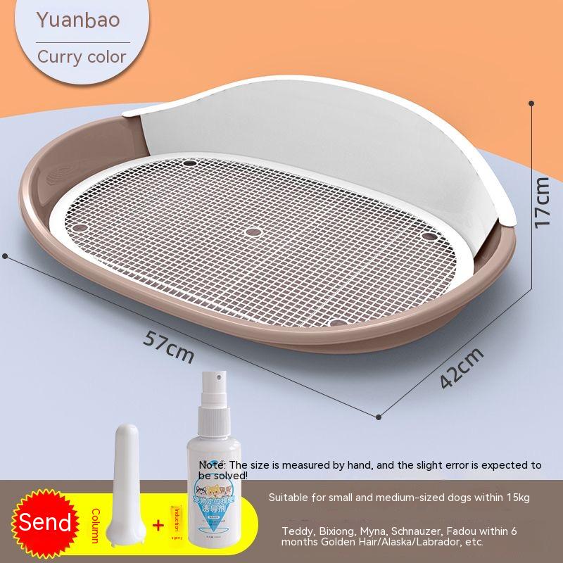 Large size Dog Toilet Potty Puppy Litter Tray Pee Training Bedpan Toilet Easy to Clean Pet Toilet Pet Product