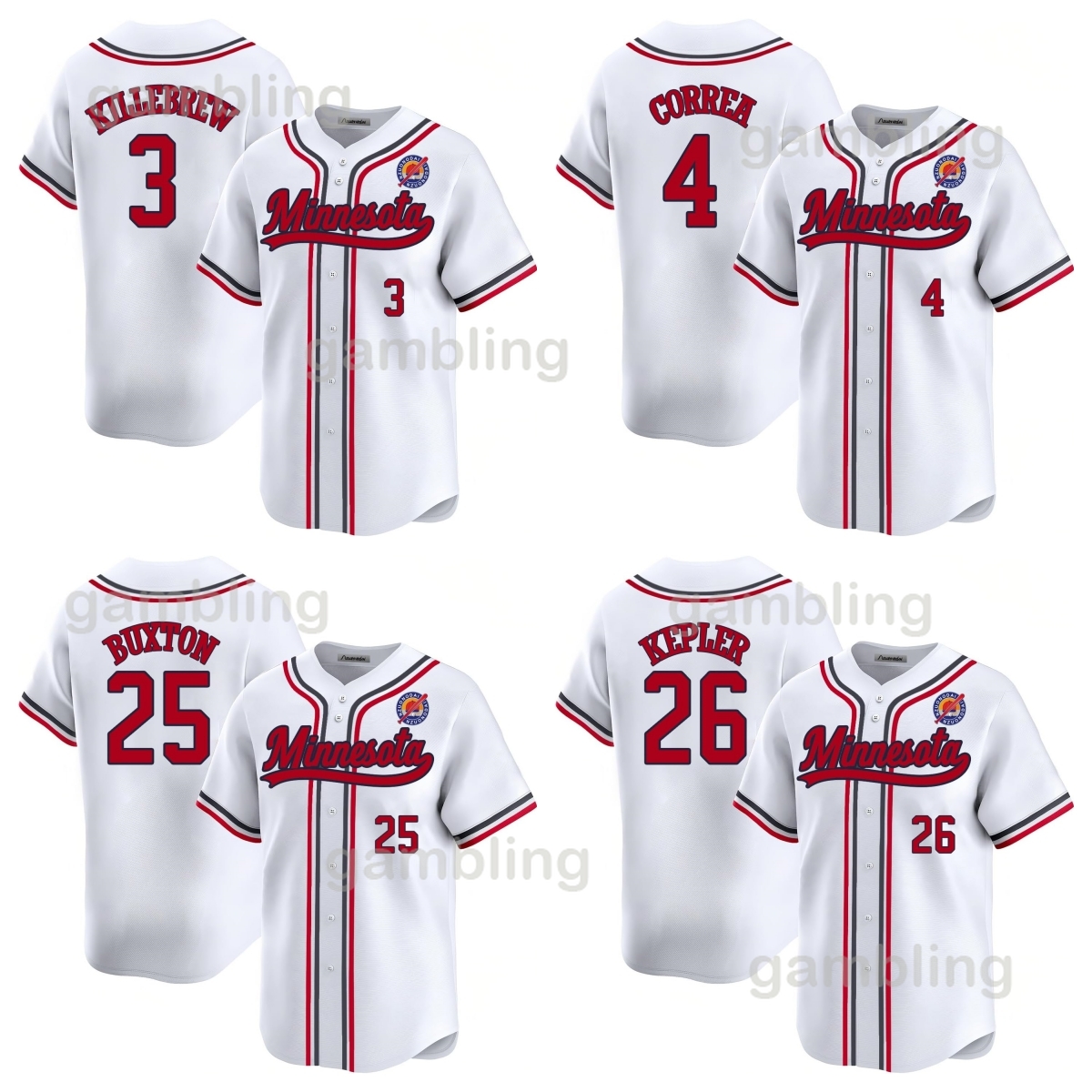 Mens/Youth ed 22 Miguel 26 Max 4 Carlos 15 Emilio 11 Jorge 27 David Custom Baseball Jerseys