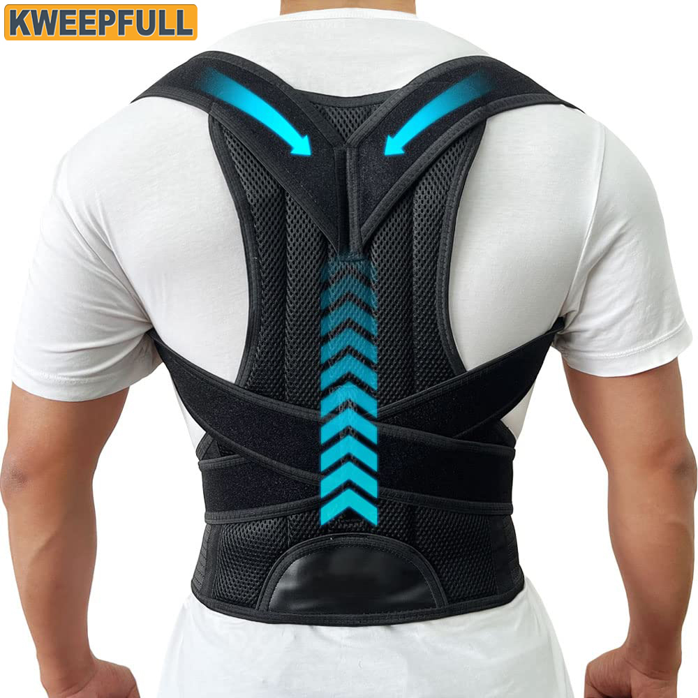 Back Brace Corrector for Women & Men,Back Straightener, Scoliosis and Hunchback Correction,Adjustable Posture Trainer