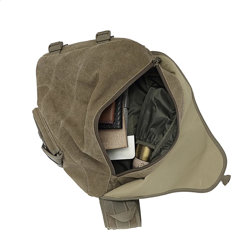 High quality men should bag canvas Phone wallet Ipad chest bag Waterproof casual Sling bag travel crossbody bag for men 240903