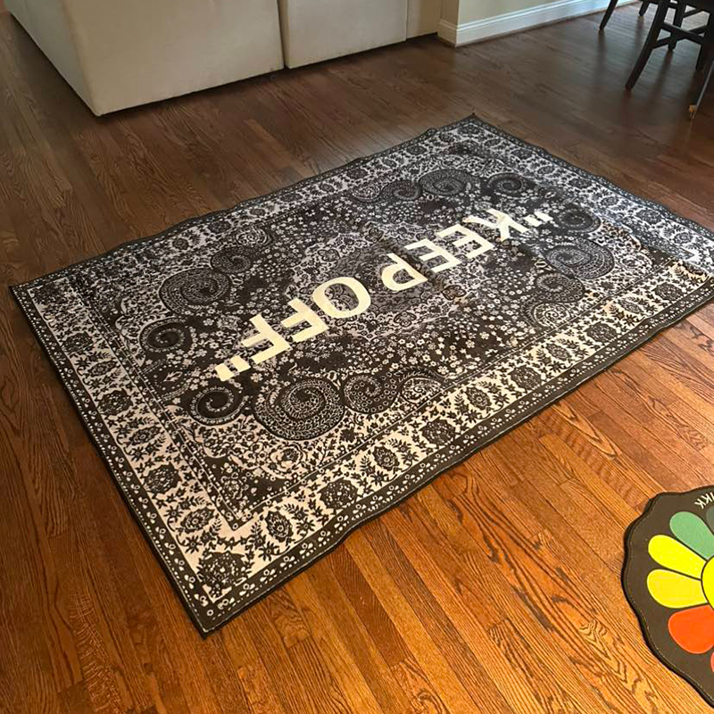 KEEP OFF Rug Cashew Flower Classic Paisley Cashmere Large Carpet Hypebeast Decor Parlor Bedroom Playroom Artistic Premium Floor Mat