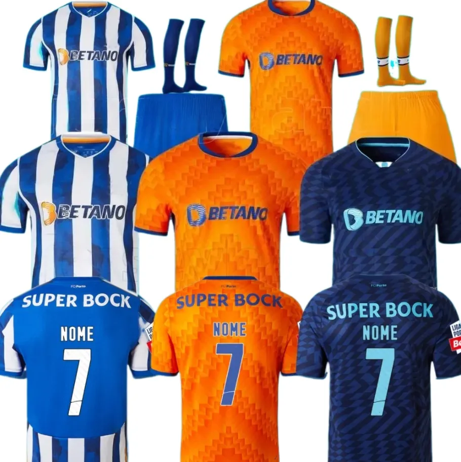 24 25 FC PoRtos soccer jerseys Fans player version PEPE OTAVIO 2024 2025 Home Away OLIVEIRA CAMPEOES SERGIO MATHEUS VITINHA MEHDI Men kids kits football shirt
