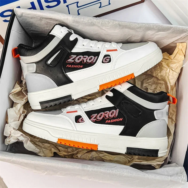 2025 new Casual Sneakers Lightweight Pu Leather Breathable Shoe Mens White Sports Tenis Shoes Men Flats atillas Hombre 4af7 s