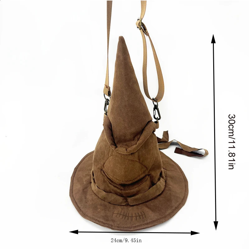 Witch Hat Small Bag Creative Shoulder Carrying Bag Potted Sorting Hat Magic Hat Fashion Cross Bag Gift 240904