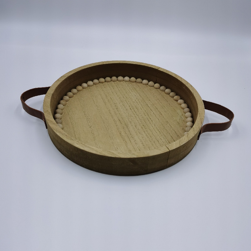 Stylish Oval-Shaped Plate Tray with Smooth Edges - Perfect for Entertaining & Displaying