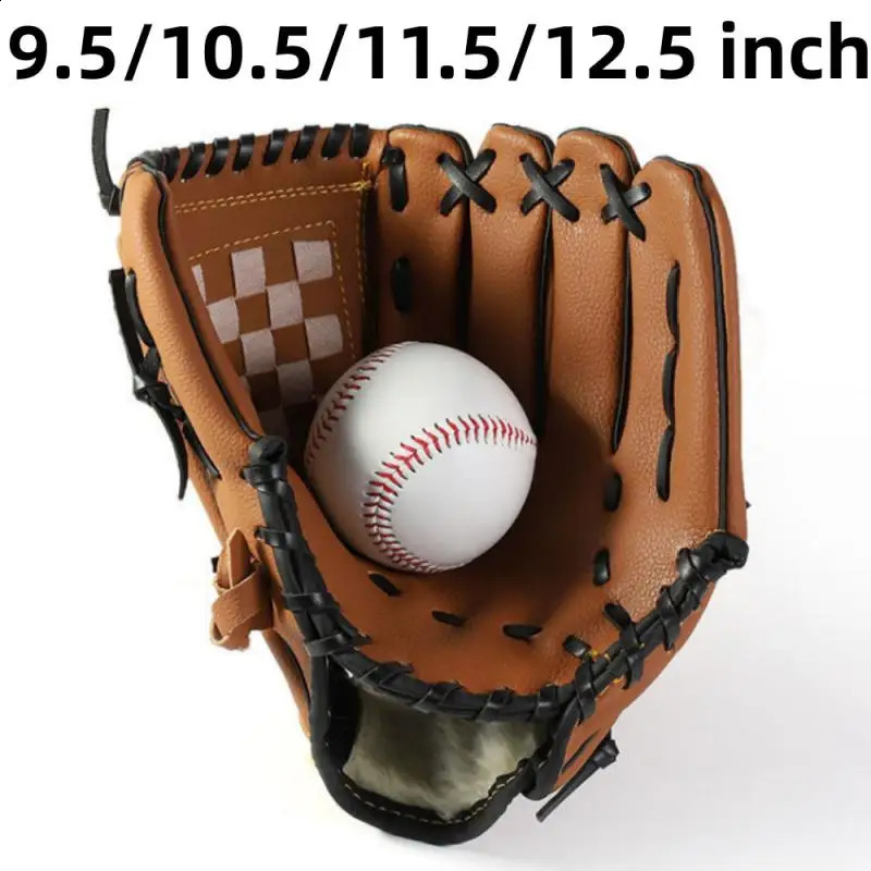 Outdoor Sport Baseball Glove Softball Practice Equipment Size 9.510.511.512.5 Left Hand For KidsAdults Man Woman Training 240903