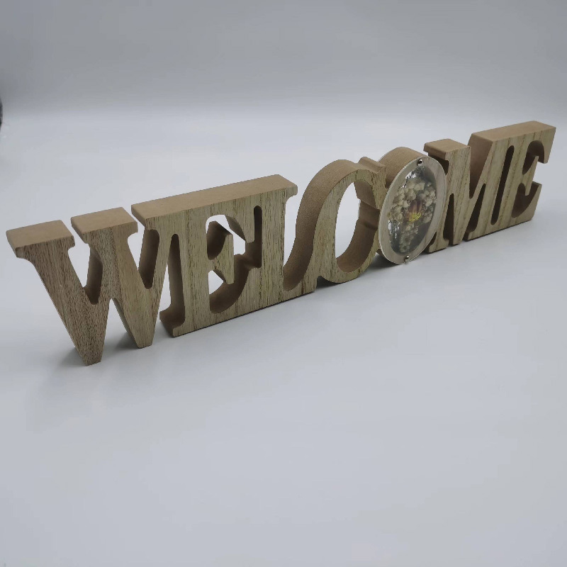 Durable English 'Welcome' Event Banner - Sturdy Metal Design for Outdoor Use