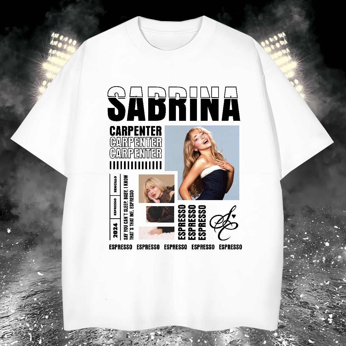 Classic SABRINA CARPENTER Men T Shirts Street wear Hip Hop Couples T Shirts 100% Cotton 230g Free Shipping Short Sleeve Soft Custom Big Size Clothings