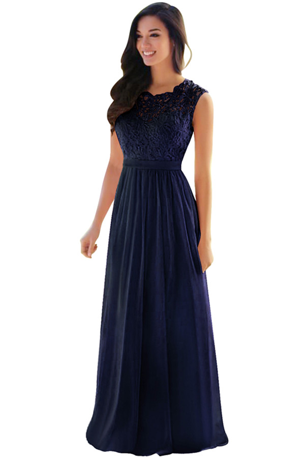 Pink Lace Patchwork Bridesmaid Dresses Vintage Long Gown Size Wedding Party Dress Cps489 0220