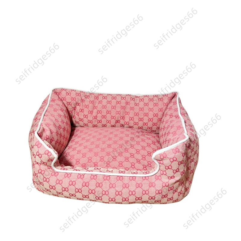 Dog kennel for Schnauzer French bulldog in winter, large and small dog kennel, removable and washable, warm and fashionable pet kennel mat, dog blanke