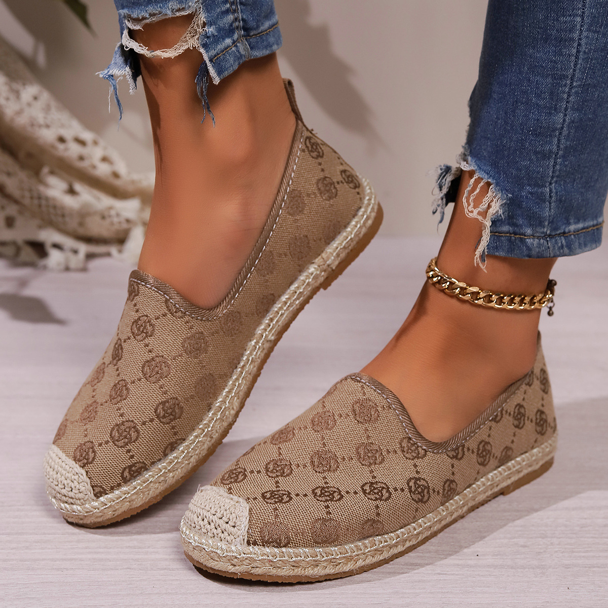 hot New Summer Casual Soft Portable Walking Flat Soles for Breathable Sneakers Women Canvas Shoes