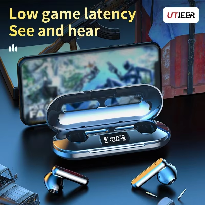 Wireless Bluetooth Headset with Charge Box for Phone Noise Cancelling Mic Earbuds Wireless Headphones Bluetooth Earphones