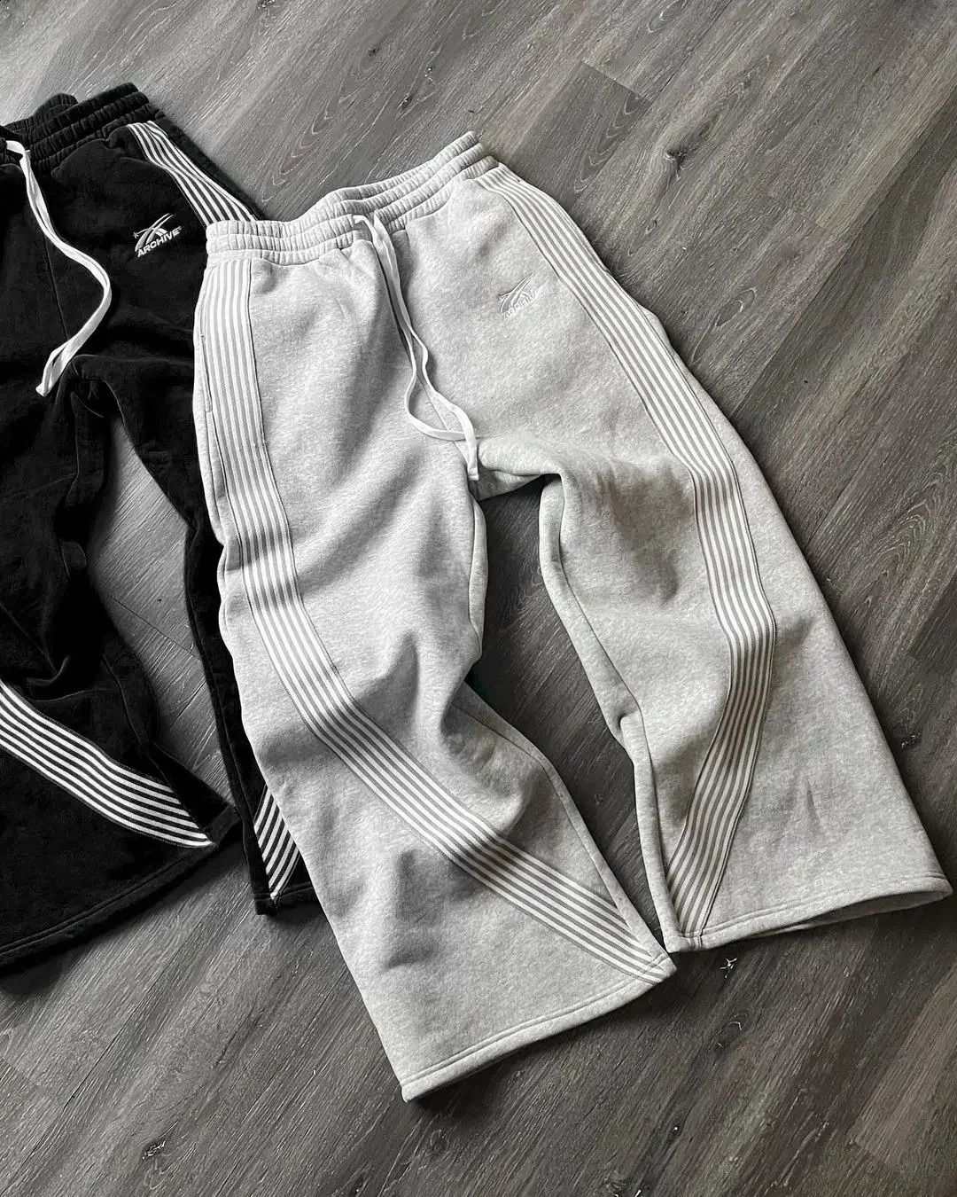 Y2k Embroidered Grey Casual Pants Camouflage Function Tactical Function Mens Advanced Slow Running Drag Sports Pants 240823