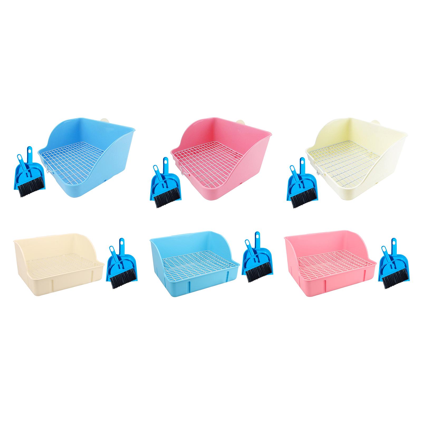 Cage Toilet Bedding Box Litter Bedding Box Potty Trainer Corner Bedding for