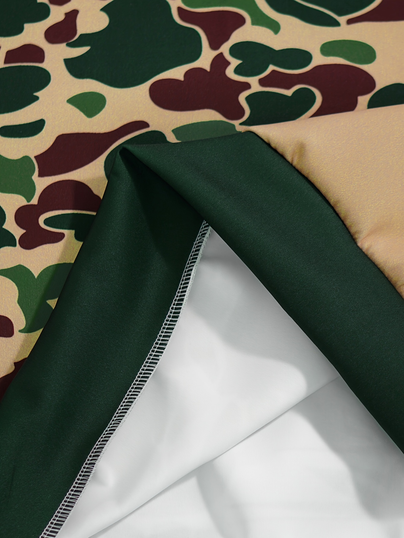 Men's Tiger camouflage Graphic Print Hoodie With Kangaroo Pocket, Casual Long Sleeve Hooded Sweatshirt For Outdoor