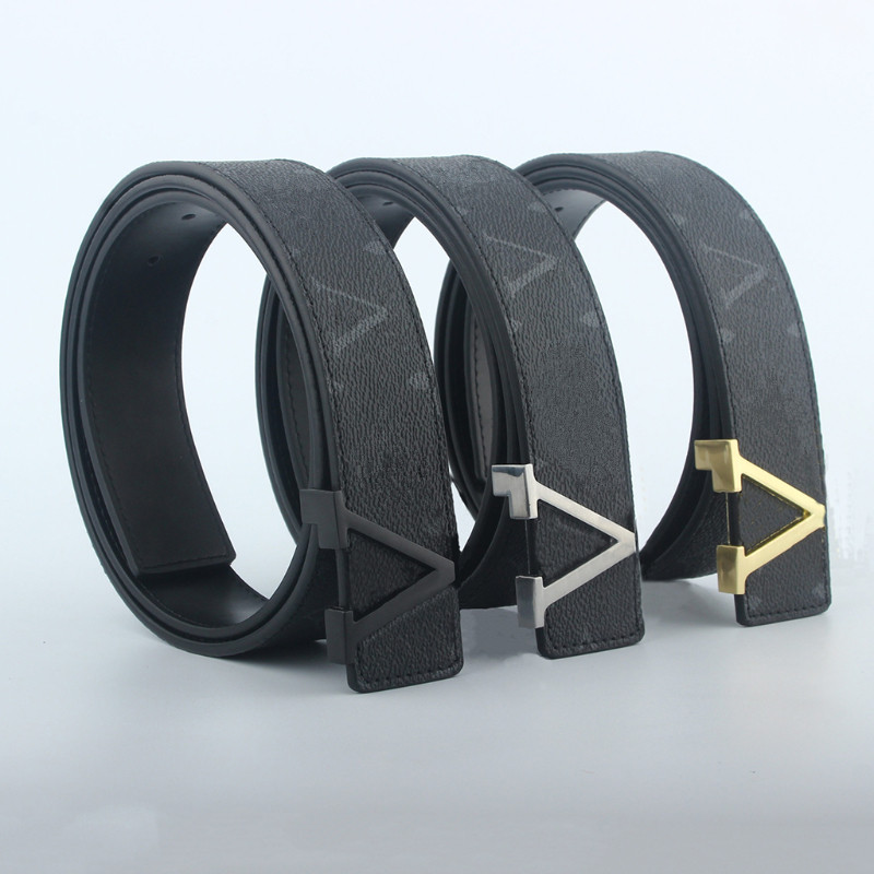 designer belts mens belt Letter Plaid belt Smooth Buckle Premium Leather belt belts for women designer Leather Fashion belt Cowhide Belt Cintura with box 3.8CM wide