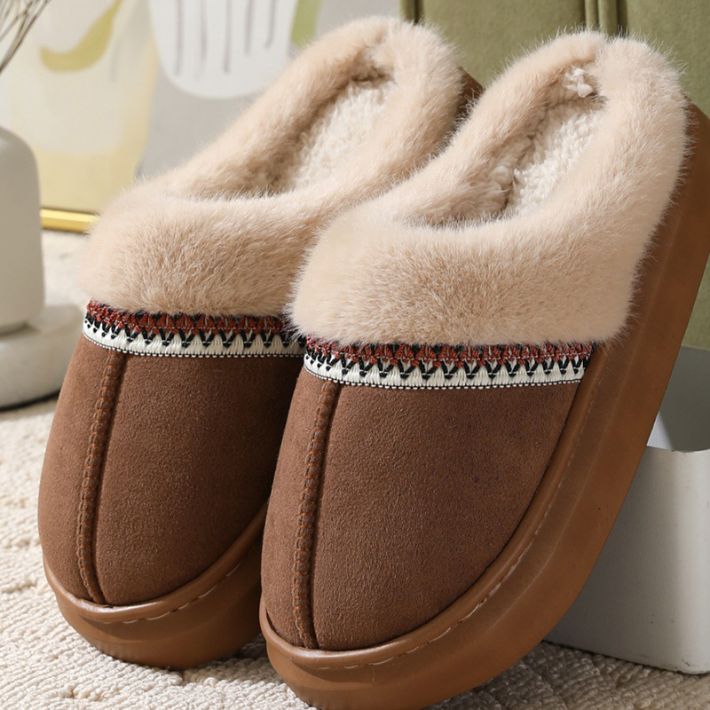 Fuzzy Women's Memory Foam Fluffy Winter House Shoes Indoor and Outdoor Lovers Warm New Slippers with Good Wrapping 5579