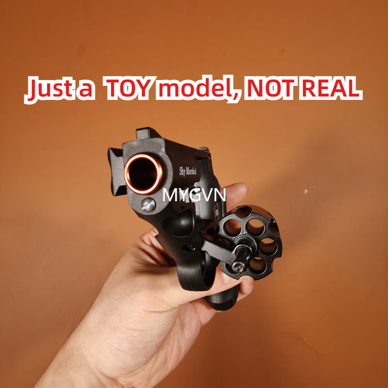 Korth Sky Marshal 9mm Revolver Toy Pistol Blaster Soft Bullet Toy Gun Shooting Model For Adults Boys Birthday Gifts CS