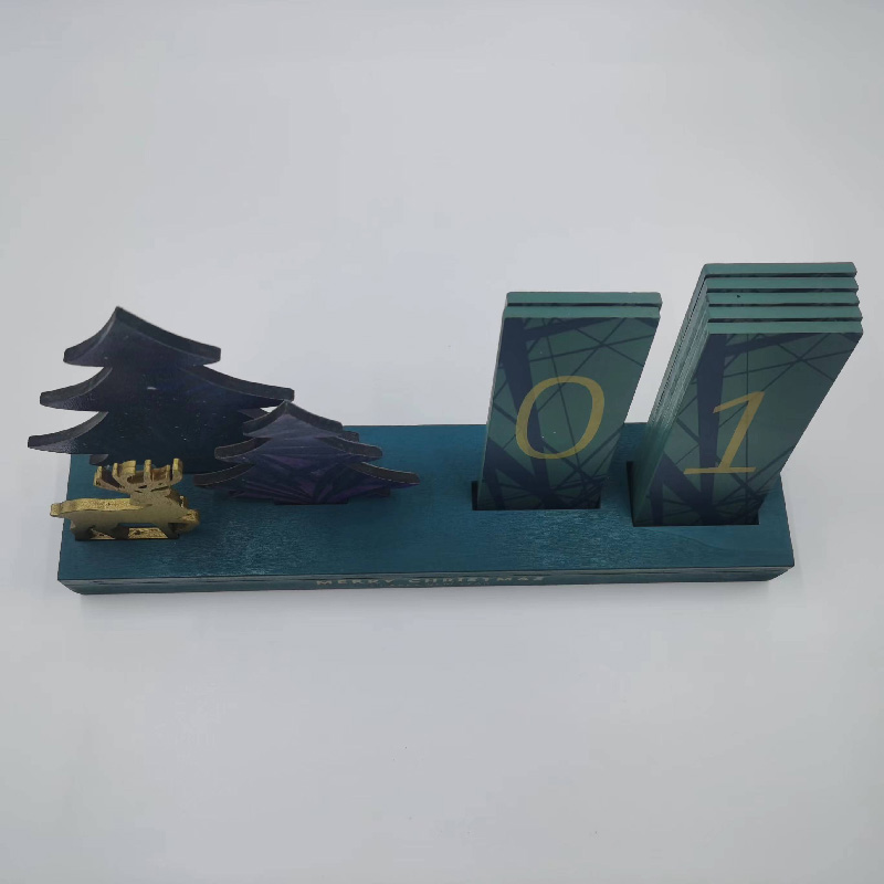Christmas Design Desk Calendar - Stylish Time Management Tool for Holiday Planning